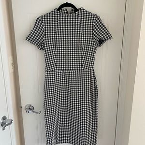 Ann Taylor Gingham Work Dress
